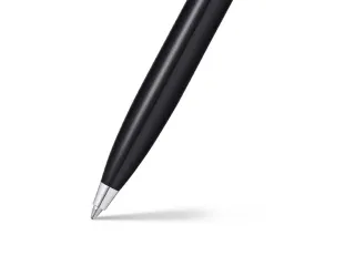 Balpen SHEAFFER 100 E9338 Glossy black lacquer chrome plated - 3