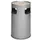 Combi-asbak Hxø 760X420Mm Rond Zilver