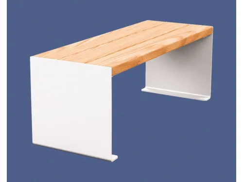 zitbank,B 1200mm,3latten,hout-zitting licht eikenhout,zitting H 450mm