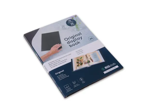 Showmap Rillstab A4 RI99414 1 Kanaals 10 Tassen Zwart