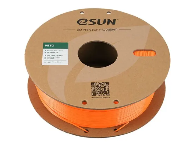 eSUN 3D printer Filament PETG 1,75mm Solide Oranje 1kg