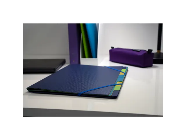 Sorteermap PP FOREVER 8 vak blauw