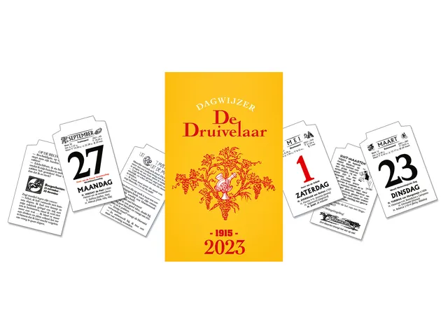 Dagscheurkalender 2026 de Druivelaar