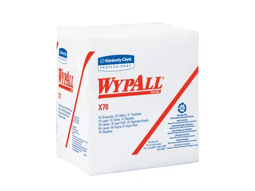 WypAll 8387 doek X70 ¼-vouw 1-laags wit 30,5x31,8cm