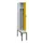 locker met bank,voor scheiding van kleding,HxBxD 2120x300x815mm,1vak