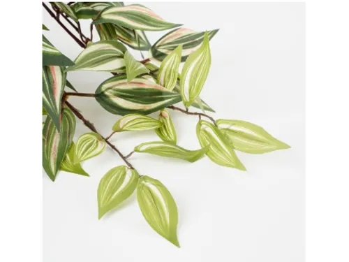 Kunstplant Mica Tradescantia hangend groen 45x25cm
