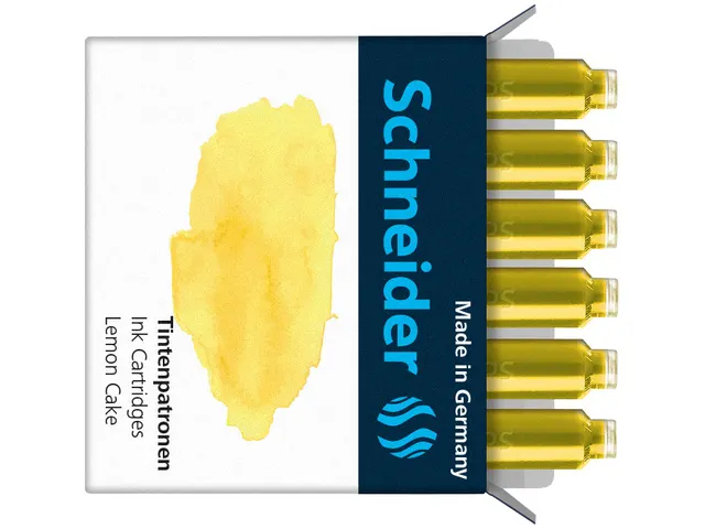 Inktpatronen Schneider pastel Lemon Cake doos 6st.