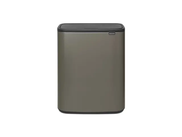 Afvalbak Bo Touch Bin 2x30 Liter Platina