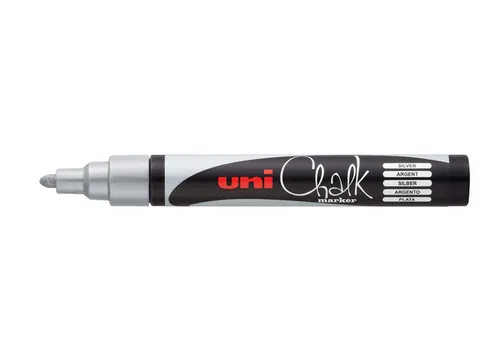 Krijtstift Uni-ball chalk rond 1.8-2.5mm zilver