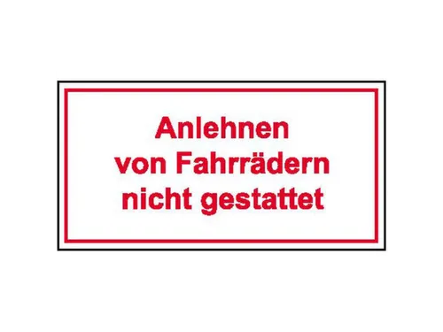 aanwijzingsbord,Verboden fietsen tegen te zetten,aluminium gemerkt