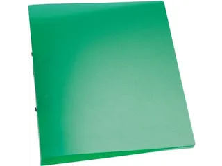Ringmap A4 PP 2 Ringen 25mm Transparant Groen - 3