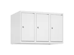 opzetkast,v. locker,3vak.,vak B 250mm,HxBxD 500x750x500mm,vleugeldeur