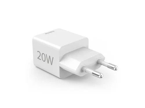 Oplader Hama USB-C/USB-A Mini PD 20W wit