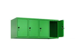 opzetkast,v. locker,4vak.,vak B 300mm,HxBxD 500x1200x500mm
