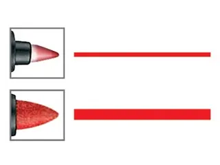 Permanent marker Lumocolor Duo blauw - 2
