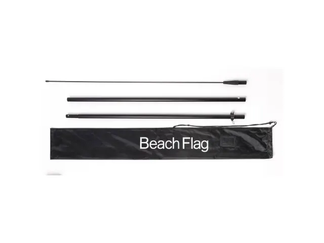 Horecavlag Alu Wind complete set "Sandwichs" kruisvoet Zwart