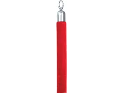 Afzetkoord Securit 150cm rood met chroome knop