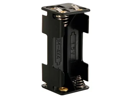 Batterijhouder Voor 4 x AAA-CEL (Met Soldeerlippen)