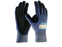 Handschoen Maxicut Ultra Dt 44-3445 Zwart-blauw Nitril Maat 8 Klasse 5