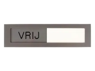 Infobord Deurbordje Vrij-bezet 150x40mm - 1