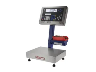 Telweegschaal-installatie,platform BxD 350x280mm,RVS,weegbereik 1-3kg - 1