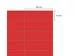 Gekleurde Etiketten 105x37mm Rood 42617 1000 Vel