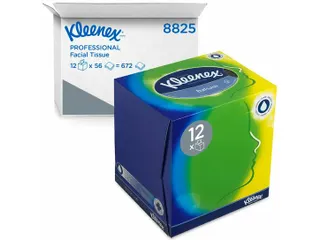 Kleenex 8825 facial tissue 3-laags wit kubus 20x20cm 12 x 56 tissue - 1