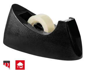 Plakbandhouder Quantore zwart 33m - 2