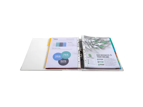 Ordner PP Prem'Touch A4maxi 80mm wit