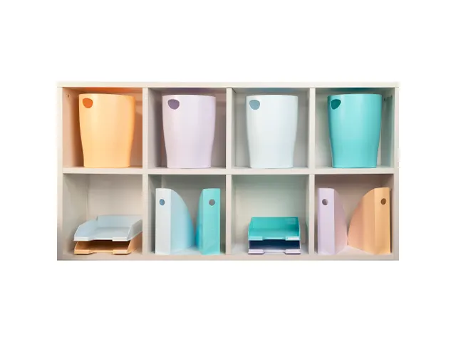 ECOBIN Papiermand A quarel pastelblauw