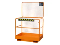 Werkkooi Uitvoering Vorkkokers Brede Zijde 1890x1200x1115mm Geeloranje