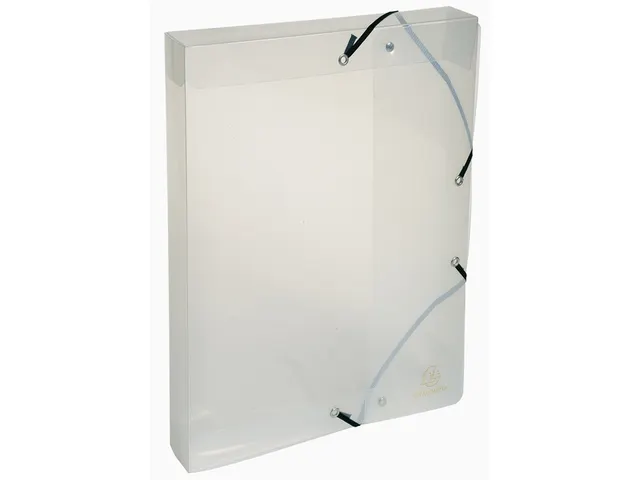 Boîte de classement Exabox dos 40mm PP Crystal A4 transparent