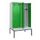 locker met bank,voor scheiding van kleding,HxBxD 2120x1200x815mm,4vak