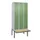locker met bank,HxBxD 2120x900x815mm,3vak,vak B 300mm,cil.-slot