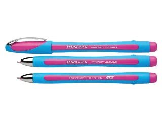 Schneider Balpen Slider Memo Extra Breed 1,4mm Roze - 2