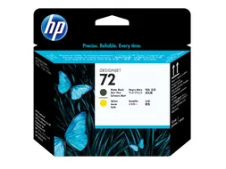HP 72 Printkop C9384A Mat Zwart & Geel Origineel