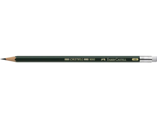 Faber Castell 9000 Potlood Hb Met Gom