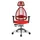 Bureaustoel Rood Zitting H X B X D 430-520X 480X 500Mm Netrug Synchroo