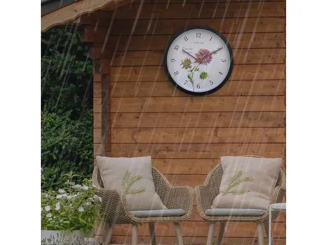Buitenklok Nextime dia 30.5cm Knautia