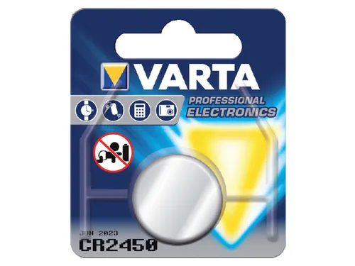 Batterij Varta knoopcel CR2450 lithium blister à 1 stuk