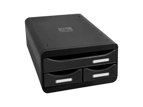 Ladenbox Small Box 3 Laden Glossy Zwart Glossy