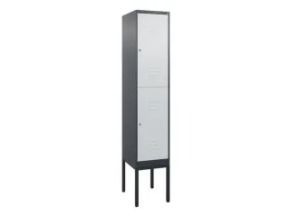 dubbeldekse locker,HxBxD 2120x400x500mm,1x2vak.,vak B 400mm - 1