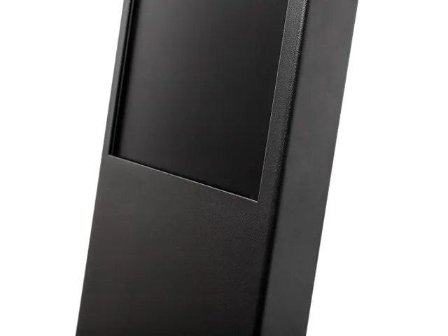 Digitale Display L Stand Nova met 24 Inch Samsung Scherm Zwart