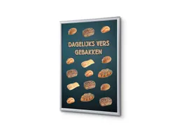 Kliklijst A1 complete set met print "Vers Brood"