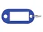Sleutellabel Pavo kunststof blauw 100 stuks