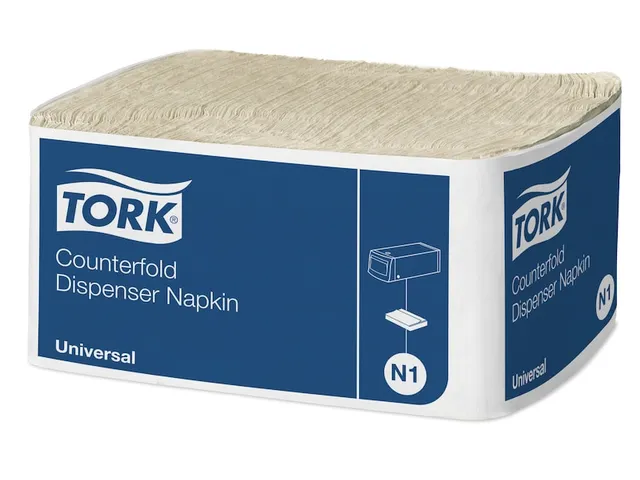 Serviette Tork 478094 pour distributeur counterfold 1 ép naturel