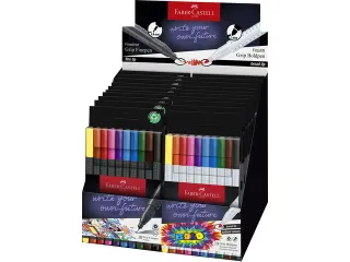 Toonbankdisplay Faber-Castell fineliner Grip 0,4mm en viltstift Bold 1 - 1
