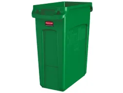 Slim Jim Afvalcontainer Met Luchtsleuven 60 Liter Groen