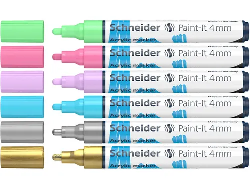 Acrylmarker Schneider Paint-It 320 4mm etui 6st.