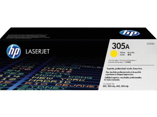 Tonercartridge HP CE412A 305A geel